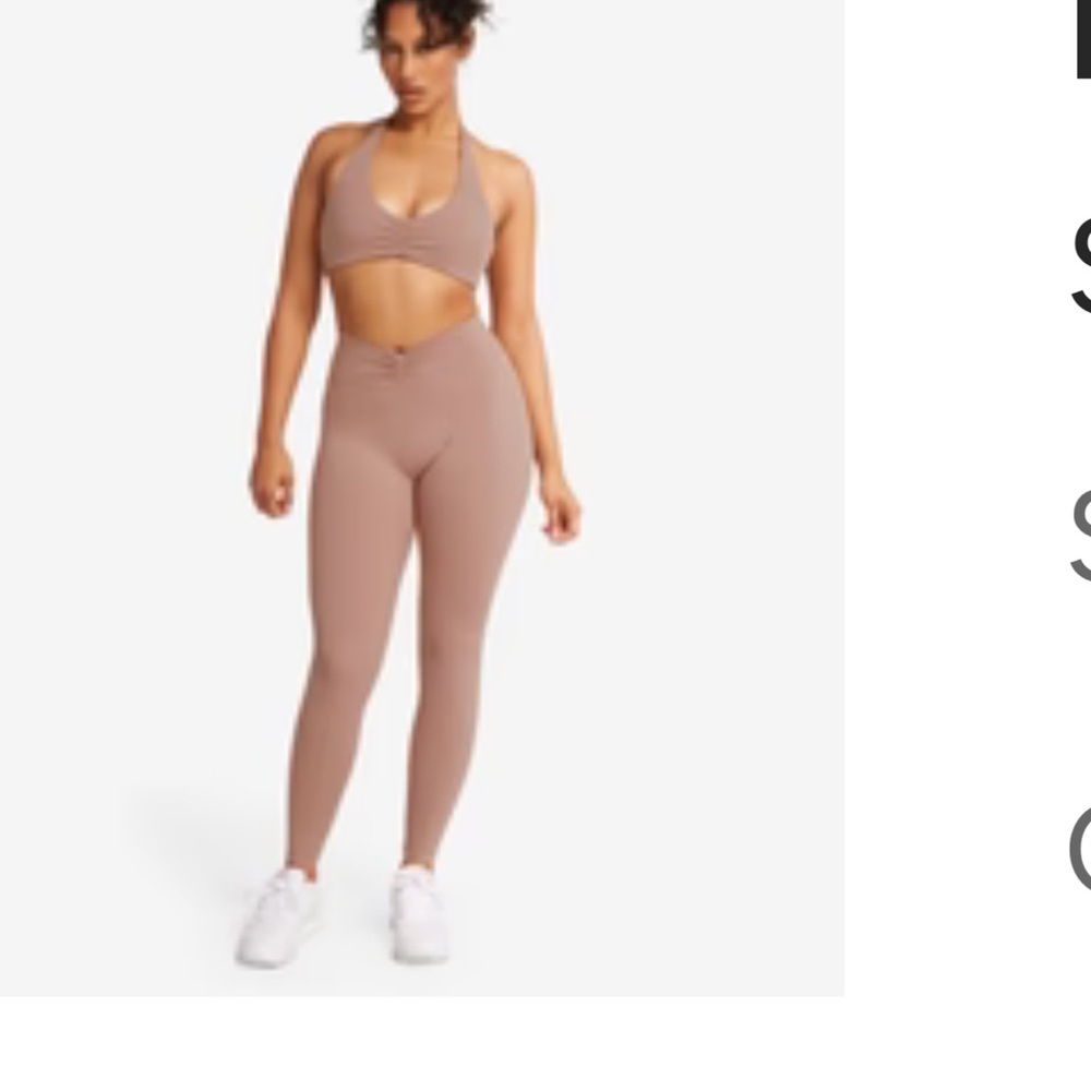 CSB gathered waist legging